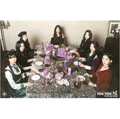PURPLE KISS 3RD MINI ALBUM MEMEM POSTER | VERSION A 1 PURPLE KISS 3RD MINI ALBUM MEMEM POSTER | VERSION A