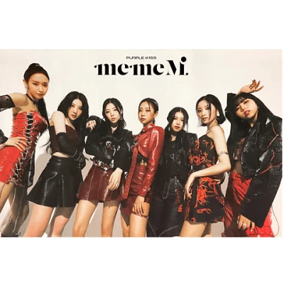 PURPLE KISS 3RD MINI ALBUM MEMEM POSTER | VERSION B 2 PURPLE KISS 3RD MINI ALBUM MEMEM POSTER | VERSION B