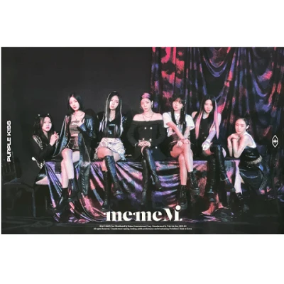 PURPLE KISS 3RD MINI ALBUM MEMEM POSTER |  VERSION C