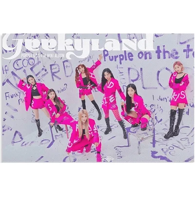 PURPLE KISS 4TH MINI ALBUM GEEKYLAND POSTER | VERSION D 3 PURPLE KISS 4TH MINI ALBUM GEEKYLAND POSTER | VERSION D