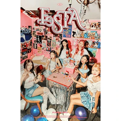 PURPLE KISS 1ST SINGLE ALBUM FESTA MAIN VER. POSTER | VERSION A 2 PURPLE KISS 1ST SINGLE ALBUM FESTA MAIN VER. POSTER | VERSION A