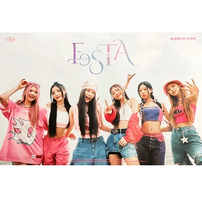 PURPLE KISS 1ST SINGLE ALBUM FESTA MAIN VER. POSTER | VERSION B 3 PURPLE KISS 1ST SINGLE ALBUM FESTA MAIN VER. POSTER | VERSION B