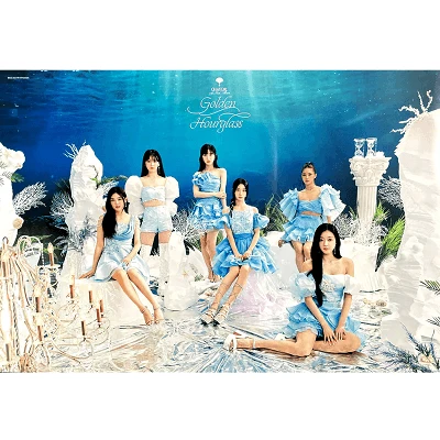 OH MY GIRL 9TH MINI ALBUM GOLDEN HOURGLASS POSTER  |  WAVE VER.