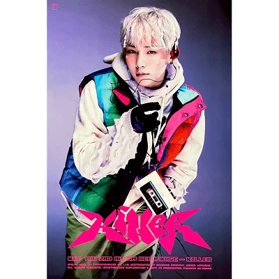 SHINEE KEY 2ND REPACKAGED ALBUM KILLER  POSTER |  ZINE  VER.