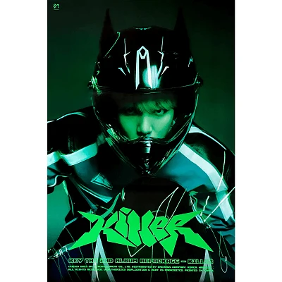SHINEE KEY 2ND REPACKAGED ALBUM KILLER  POSTER |  CRT  VER.