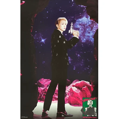 SHINEE KEY 1ST MINI ALBUM BAD LOVE SPACE RAY GUN VER  POSTER |  VERSION B