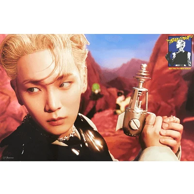 SHINEE KEY 1ST MINI ALBUM BAD LOVE BOX SET  POSTER |  VERSION B