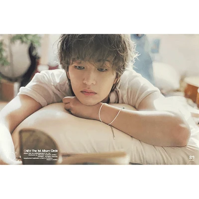 SHINEE ONEW 1ST ALBUM CIRCLE PHOTOBOOK VER POSTER |  VERSION A
