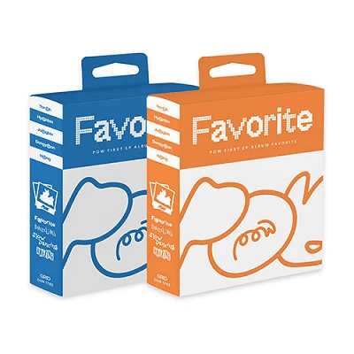 POW 1ST EP ALBUM  FAVORITE | 2 ALBUMS SET