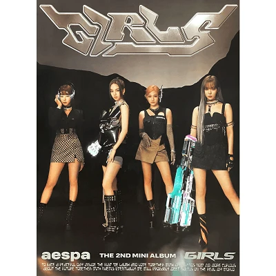 AESPA 2ND MINI ALBUM GIRLS  KWANGYA VER.  POSTER  | VERSION A