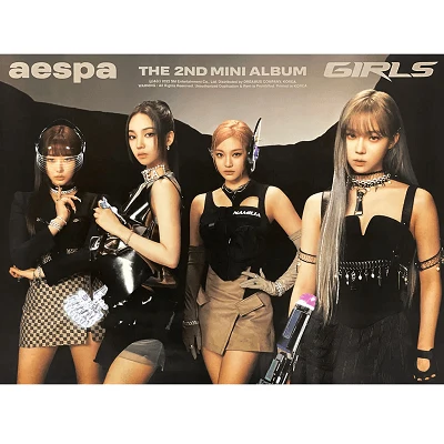 AESPA 2ND MINI ALBUM GIRLS  KWANGYA VER.  POSTER  | VERSION B