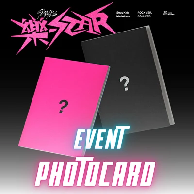 STRAY KIDS  ALBUM  樂-STAR ROCK/ROLL VER. | KPOP USA EXCLUSIVE SELFIE PHOTOCARD INCLUDED (RANDOM 1 OUT OF 8)