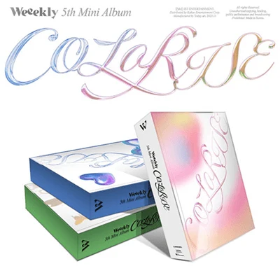 WEEEKLY 5TH MINI ALBUM COLORISE | 3 ALBUMS SET 1 WEEEKLY 5TH MINI ALBUM COLORISE | 3 ALBUMS SET