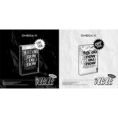 OMEGA X 3RD MINI ALBUM  IYKYK  -  2 ALBUMS SET   | KPOP USA EXCLUSIVE SELFIE PHOTOCARD INCLUDED (RANDOM 1 OUT OF 11)