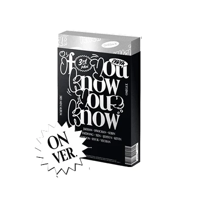 OMEGA X 3RD MINI ALBUM  IYKYK  -  2 ALBUMS SET   | KPOP USA EXCLUSIVE SELFIE PHOTOCARD INCLUDED (RANDOM 1 OUT OF 11)