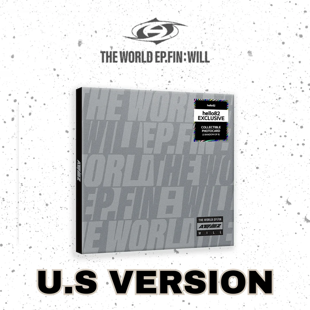 ATEEZ ALBUM THE WORLD EP.FIN : WILL DIGIPACK VER. (US VER) | POP-UP EXCLUSIVE PHOTOCARD (Random 1 out of 8) + INCLUDES EXCLUSIVE U.S PHOTOCARD (Random 1 out of 8) 3 ATEEZ ALBUM THE WORLD EP.FIN : WILL DIGIPACK VER. (US VER) | POP-UP EXCLUSIVE PHOTOCARD (Random 1 out of 8) + INCLUDES EXCLUSIVE U.S PHOTOCARD (Random 1 out of 8)