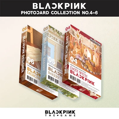 BLACKPINK THE GAME OST PHOTOCARD COLLECTION NO.4~6  |  3 COLLECTION SET