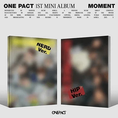 ONE PACT 1ST MINI ALBUM  MOMENT  | 2 ALBUMS SET
