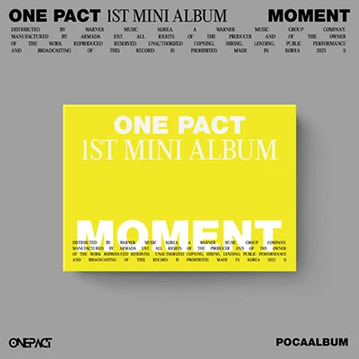 ONE PACT 1ST MINI ALBUM  MOMENT  POCA ALBUM