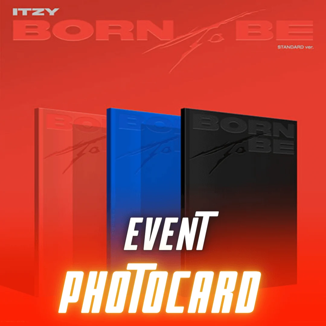 ITZY ALBUM BORN TO BE STANDARD VER. - 3 ALBUMS SET | EXCLUSIVE PHOTOCARD (RANDOM 1 OUT OF 4) INCLUDED 3 ITZY ALBUM BORN TO BE STANDARD VER. - 3 ALBUMS SET | EXCLUSIVE PHOTOCARD (RANDOM 1 OUT OF 4) INCLUDED