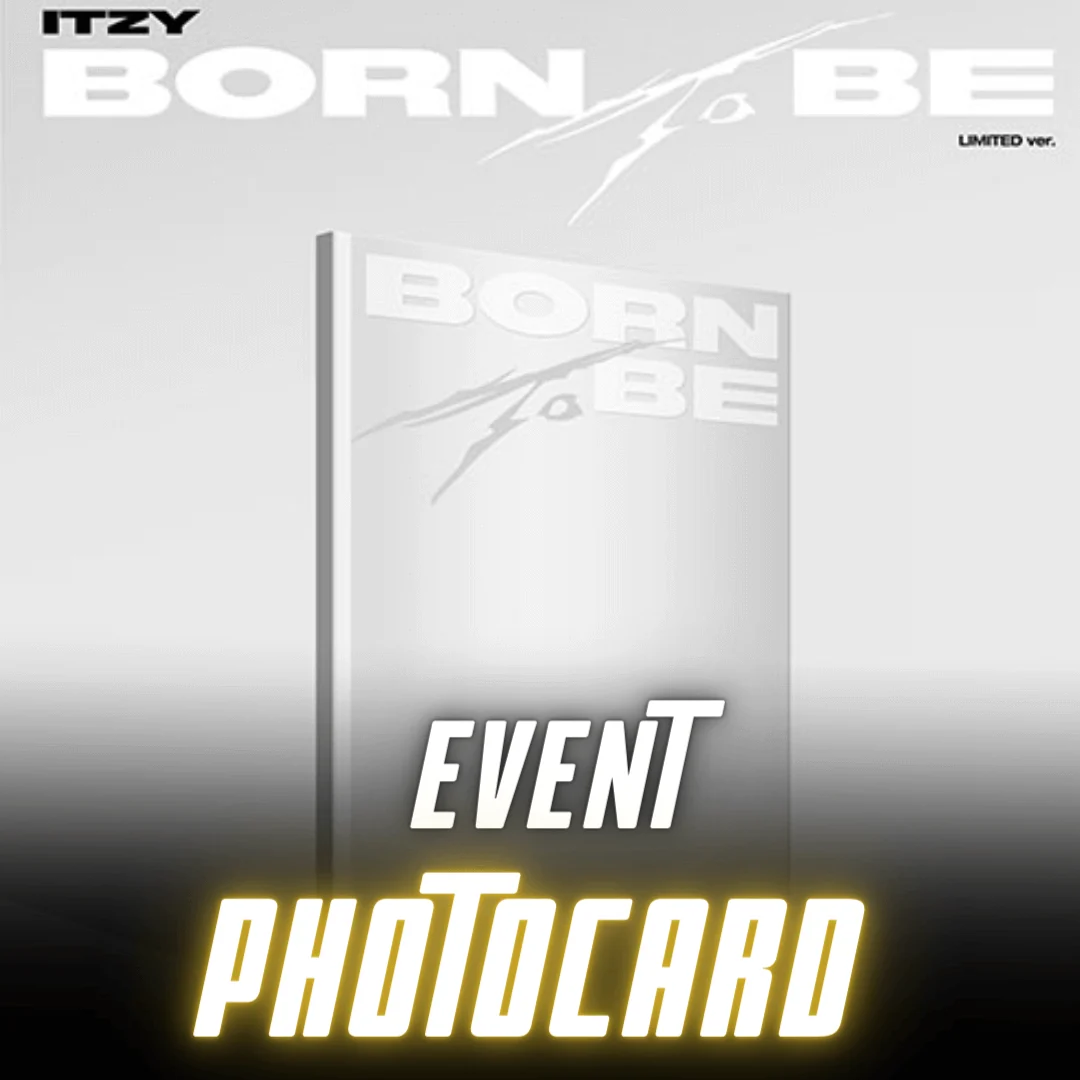 ITZY ALBUM BORN TO BE LIMITED VER. | EXCLUSIVE SELFIE PHOTOCARD (RANDOM 1 OUT OF 4) INCLUDED 1 ITZY ALBUM BORN TO BE LIMITED VER. | EXCLUSIVE SELFIE PHOTOCARD (RANDOM 1 OUT OF 4) INCLUDED