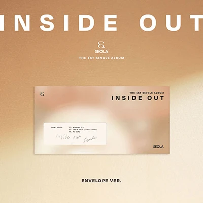 SEOLA  THE 1ST SINGLE ALBUM  INSIDE OUT  ENVELOPE VER.