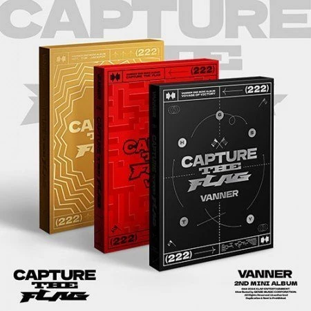 VANNER 2ND MINI ALBUM  CAPTURE THE FLAG  |  3 ALBUMS SET