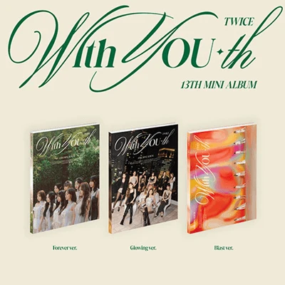 TWICE 13TH MINI ALBUM WITH YOU-TH | 3 ALBUMS SET 1 TWICE 13TH MINI ALBUM WITH YOU-TH | 3 ALBUMS SET