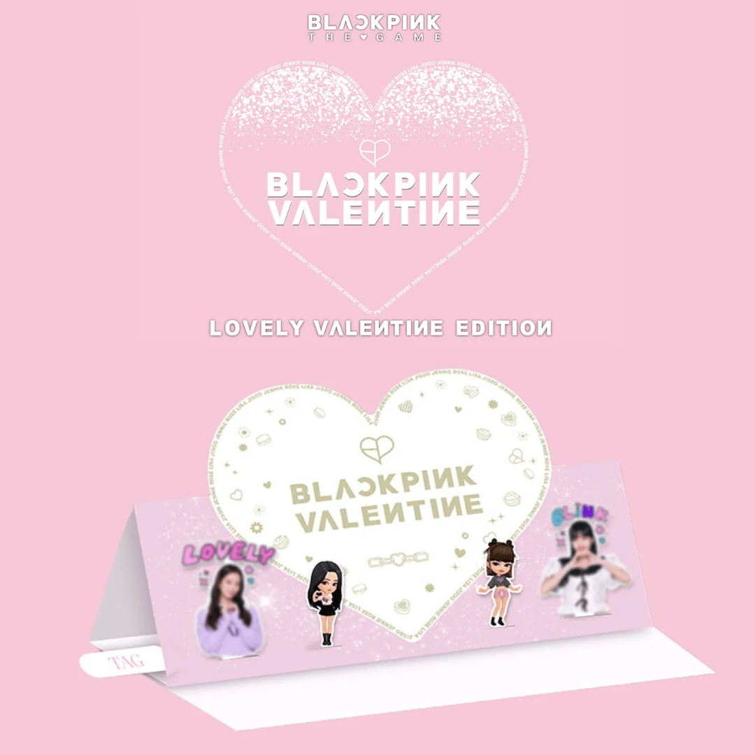 BLACKPINK THE GAME PHOTOCARD COLLECTION LOVELY VALENTINE EDITION