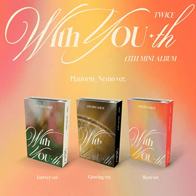 TWICE 13TH MINI ALBUM WITH YOU-TH PLATFORM_NEMO ALBUM | 3 ALBUMS SET 7 TWICE 13TH MINI ALBUM WITH YOU-TH PLATFORM_NEMO ALBUM | 3 ALBUMS SET
