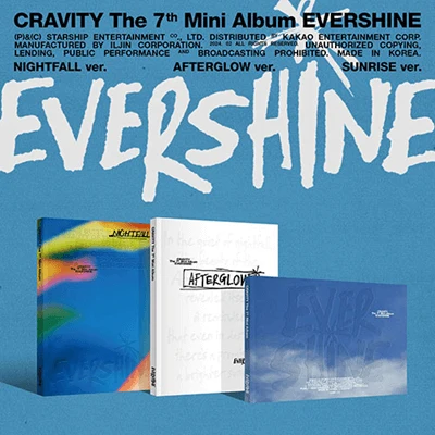 CRAVITY 7TH MINI ALBUM EVERSHINE | 3 ALBUMS SET 8 CRAVITY 7TH MINI ALBUM EVERSHINE | 3 ALBUMS SET