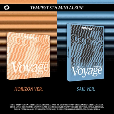 TEMPEST 5TH MINI ALBUM VOYAGE | 2 ALBUMS SET 3 TEMPEST 5TH MINI ALBUM VOYAGE | 2 ALBUMS SET