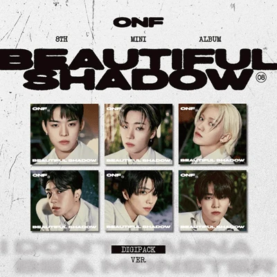ONF 8TH MINI ALBUM  BEAUTIFUL SHADOW DIGIPACK VER.  (RANDOM)
