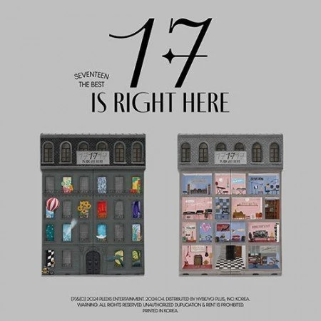 SEVENTEEN  BEST ALBUM  17 IS RIGHT HERE   |  2 ALBUMS SET