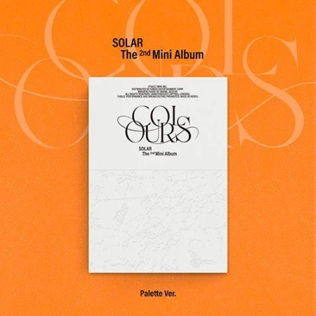 MAMAMOO SOLAR 2ND MINI ALBUM COLOURS (PALETTE VER.) 7 MAMAMOO SOLAR 2ND MINI ALBUM COLOURS (PALETTE VER.)