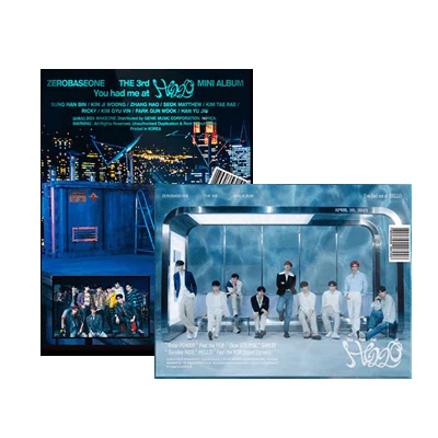 ZEROBASEONE 3RD MINI ALBUM YOU HAD ME AT HELLO | 2 ALBUMS SET 6 ZEROBASEONE 3RD MINI ALBUM YOU HAD ME AT HELLO | 2 ALBUMS SET