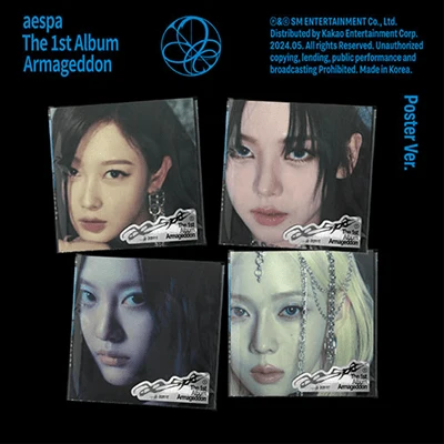 AESPA THE 1ST ALBUM ARMAGEDDON  POSTER VER.