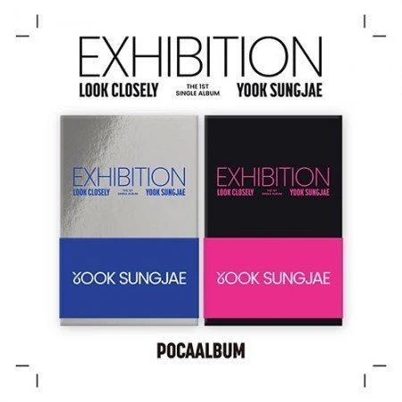 BTOB YOOK SUNGJAE 1ST SINGLE ALBUM  EXHIBITION : LOOK CLOSELY  POCA ALBUM  |  2 ALBUMS SET