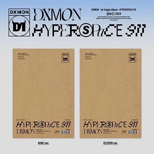 DXMON  1ST SINGLE ALBUM  HYPERSPACE 911