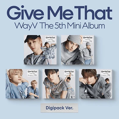 WAYV 5TH MINI ALBUM GIVE ME THAT DIGIPACK VER. (RANDOM) 3 WAYV 5TH MINI ALBUM GIVE ME THAT DIGIPACK VER. (RANDOM)