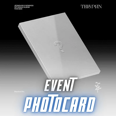 [EVENT] SEVENTEEN JEONGHAN X WONWOO 1ST SINGLE ALBUM  THIS MAN  |  EXCLUSIVE WITHMUU POLAROID PHOTOCARD INCLUDED