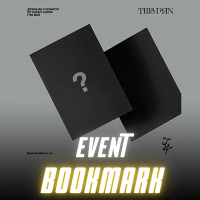 [EVENT] SEVENTEEN JEONGHAN X WONWOO 1ST SINGLE ALBUM  THIS MAN   WEVERSE ALBUM VER.   |  EXCLUSIVE WITHMUU BOOKMARK INCLUDED