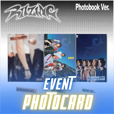 [EVENT]  RIIZE 1ST MINI ALBUM  RIIZING  (PHOTOBOOK VER.)  -  3  ALBUMS SET   | EXCLUSIVE WITHMUU PHOTOCARD INCLUDED (RANDOM 1 OUT OF 6)  INCLUDED