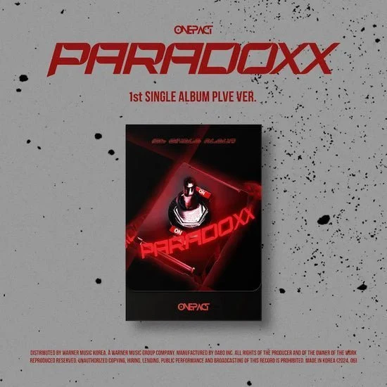 ONE PACT 1ST SINGLE ALBUM  PARADOXX (PLVE VER.)