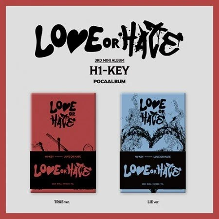 H1-KEY 3RD MINI ALBUM  LOVE OR HATE  (POCA ALBUM)  |  2 ALBUMS SET