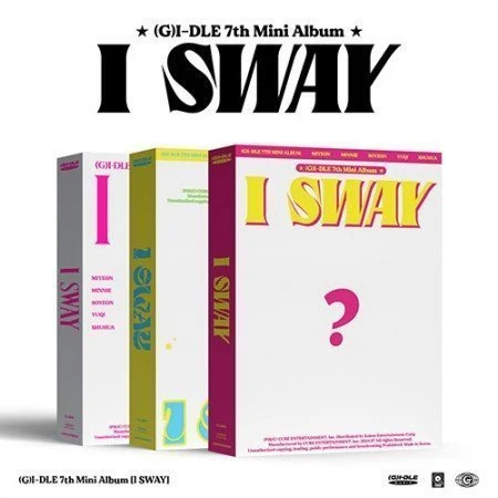 GIDLE 7TH MINI ALBUM I SWAY | 3 ALBUMS SET 1 GIDLE 7TH MINI ALBUM I SWAY | 3 ALBUMS SET