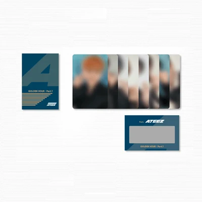 ATEEZ GOLDEN HOUR : PART.1 OFFICIAL MD PHOTO & SCRATCH CARD SET 1 ATEEZ GOLDEN HOUR : PART.1 OFFICIAL MD PHOTO & SCRATCH CARD SET