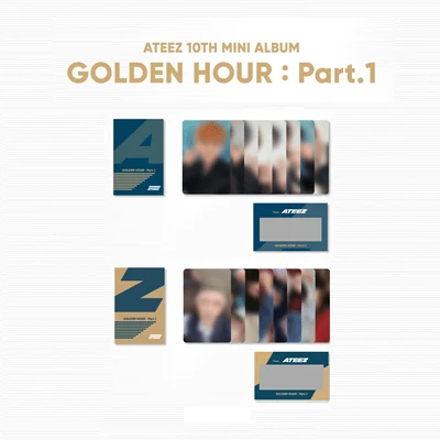 ATEEZ GOLDEN HOUR : PART.1 OFFICIAL MD PHOTO & SCRATCH CARD SET 2 ATEEZ GOLDEN HOUR : PART.1 OFFICIAL MD PHOTO & SCRATCH CARD SET