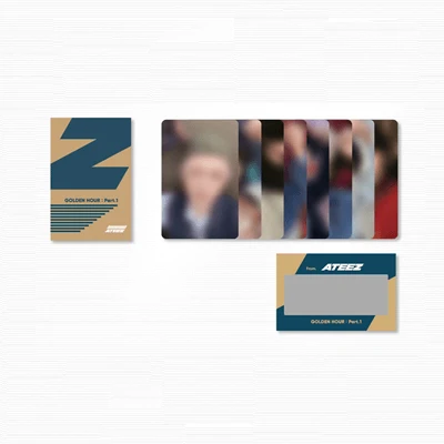 ATEEZ GOLDEN HOUR : PART.1 OFFICIAL MD PHOTO & SCRATCH CARD SET 3 ATEEZ GOLDEN HOUR : PART.1 OFFICIAL MD PHOTO & SCRATCH CARD SET