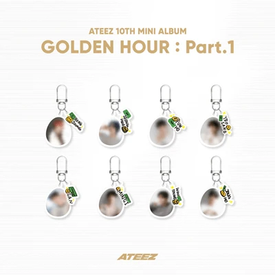 ATEEZ GOLDEN HOUR : PART.1 OFFICIAL MD RANDOM ACRYLIC KEYRING 7 ATEEZ GOLDEN HOUR : PART.1 OFFICIAL MD RANDOM ACRYLIC KEYRING